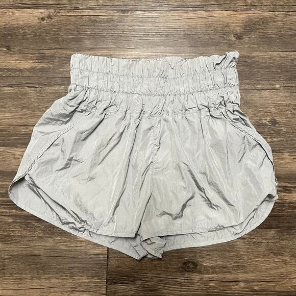 FP Movement The Way Home Shorts Gray High Rise Athletic Running Free People L - Picture 4 of 9